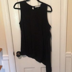 Silk sleeveless blouse